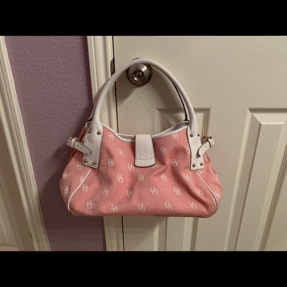 Dooney & Bourke Bags Dooney Bourke Cloth And Leather Purse Poshmark
